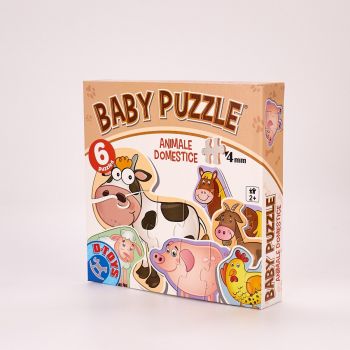 Baby Puzzle Animale Domestice - 18 Piese