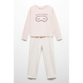 Pijama cu broderie Mask