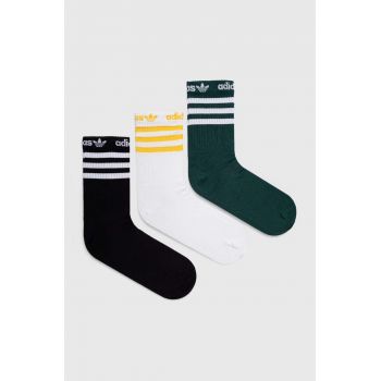 adidas Originals șosete 3-pack culoarea negru IU2681