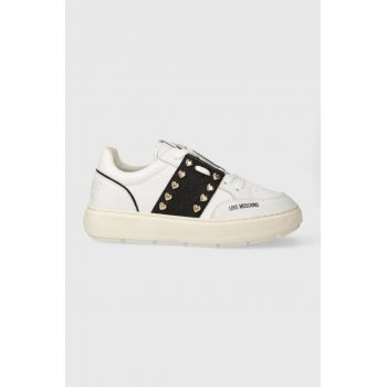 Love Moschino sneakers culoarea alb JA15284G1IJC510A