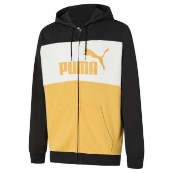 Bluza cu Fermoar Puma ESSplus Colorblock Full Zip Hoodie TR la reducere