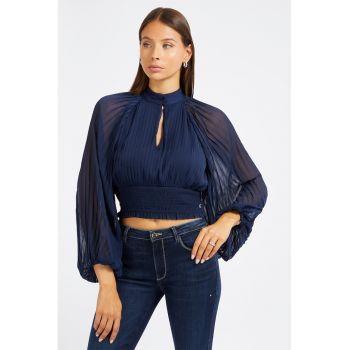 Bluza crop vaporoasa