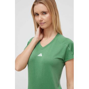 adidas Performance tricou de antrenament culoarea verde IS3964