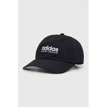 adidas șapcă culoarea negru, cu imprimeu  IP6315