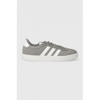 adidas sneakers din piele COURT culoarea gri ID6276