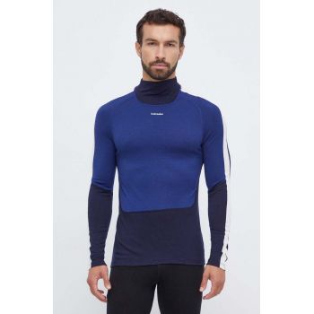 Icebreaker longsleeve funcțional Oasis 200 culoarea bleumarin