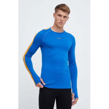 Icebreaker longsleeve funcțional ZoneKit 200 culoarea albastră