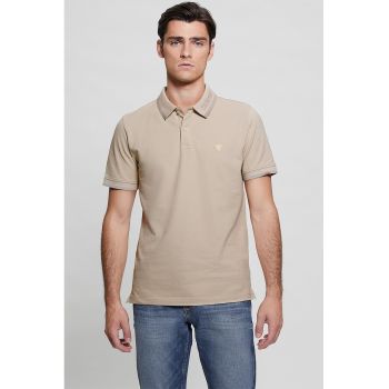 Tricou polo cu model logo discret