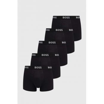 BOSS boxeri de bumbac 5-pack culoarea negru 50475391