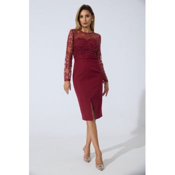 Rochie Sophy Bordo