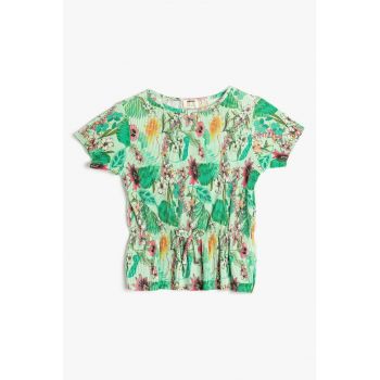 Tricou cu imprimeu floral