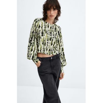 Bluza crop cu imprimeu abstract Leonor