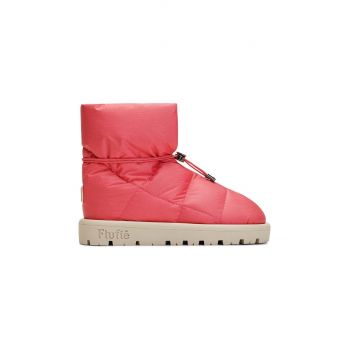 Flufie cizme de iarna Macaron culoarea roz de firma originali