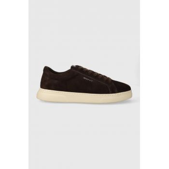 Gant sneakers din piele intoarsă Joree culoarea maro, 28633552.G46