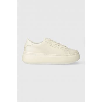 Gant sneakers din piele Jennise culoarea alb, 28531491.G29