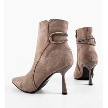 Botine dama Youse Khaki