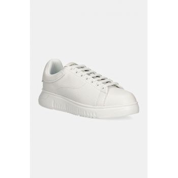 Emporio Armani sneakers din piele culoarea alb, X4X264 XF768 00001