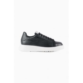 Emporio Armani sneakers din piele culoarea negru, X4X264 XF768 00002