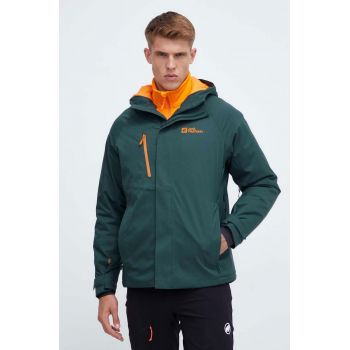 Jack Wolfskin jacheta de exterior Troposphere culoarea verde