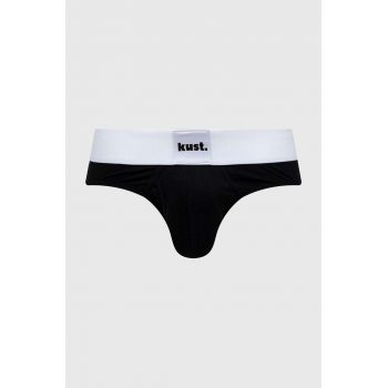 kust. slip din bumbac culoarea negru