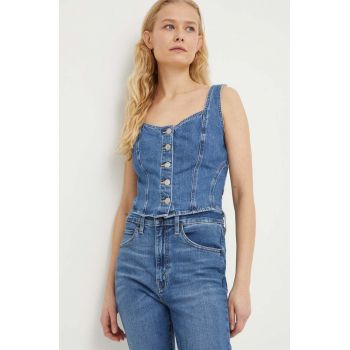 Levi's top din denim modelator