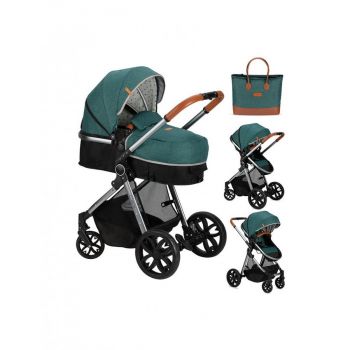 Carucior Transformabil 2 in 1 Limuru Green