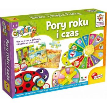 Joc Educativ Anotimpuri Si Timp 3ani+ Carton Multicolor