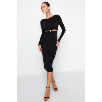 Rochie bodycon cu decupaje frontale