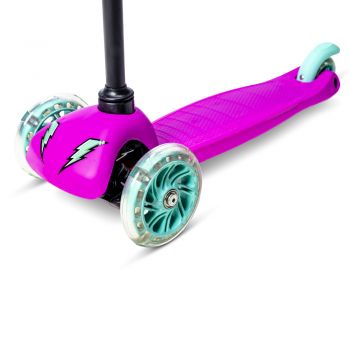 Trotineta cu 3 roti Neon Bolt pink