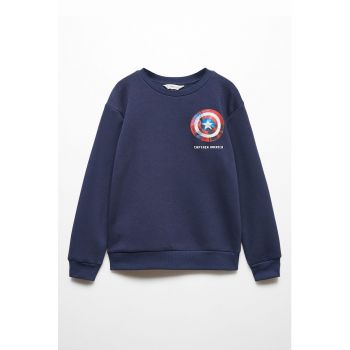 Bluza de trening cu imprimeu Captain America