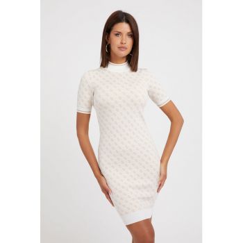 Rochie bodycon cu imprimeu logo Lise