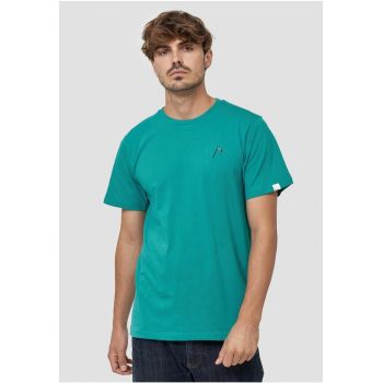 Tricou de bumbac cu broderii Sense 2953