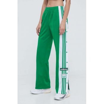 adidas Originals pantaloni de trening Adibreak Pant culoarea verde, modelator, IP0616