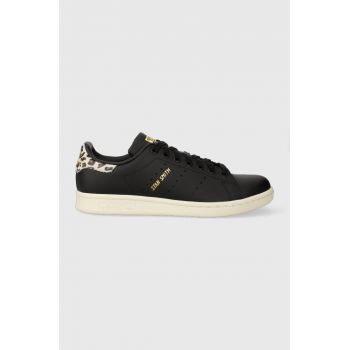 adidas Originals sneakers din piele Stan Smith culoarea negru IE4633