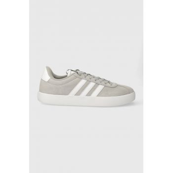 adidas sneakers din piele Vl Court culoarea gri ID6280