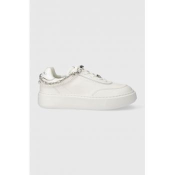 Karl Lagerfeld sneakers MAXI KUP culoarea alb, KL62229A