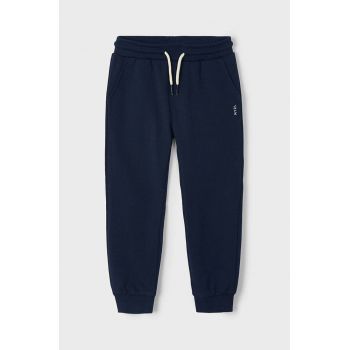 Mayoral pantaloni de trening pentru copii culoarea albastru marin, neted