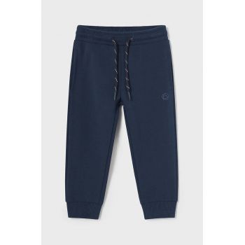 Mayoral pantaloni de trening pentru copii culoarea albastru marin, neted