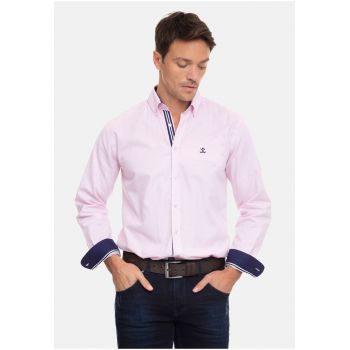 Camasa regular fit cu guler Oxford