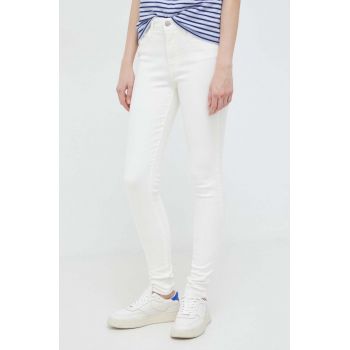 Levi's jeansi 720 HIRISE SUPER SKINNY femei, culoarea bej