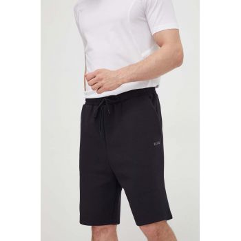 BOSS Green pantaloni scurți bărbați, culoarea negru 50506120