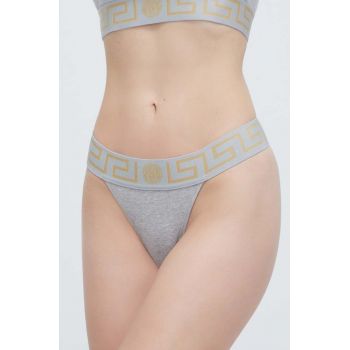 Versace tanga culoarea gri