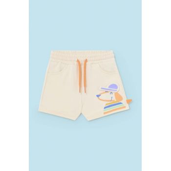 Mayoral pantaloni scurti bebe culoarea bej