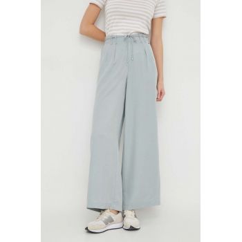 Pepe Jeans pantaloni femei, lat, high waist