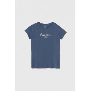 Pepe Jeans tricou copii HANA GLITTER