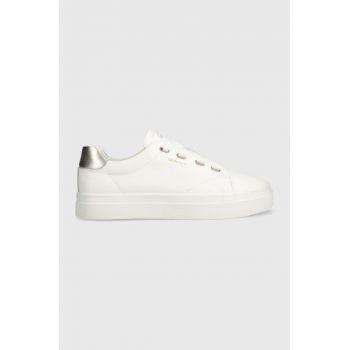 Gant sneakers din piele Avona culoarea alb, 28531451.G296