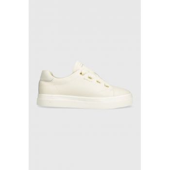 Gant sneakers din piele Avona culoarea bej, 28531569.G125