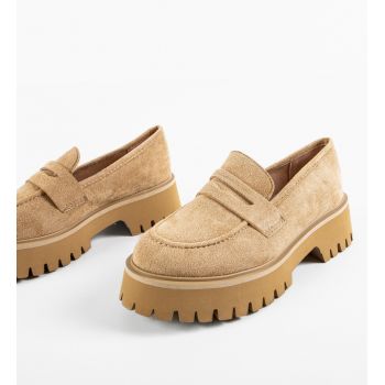 Pantofi Casual dama Stein Camel