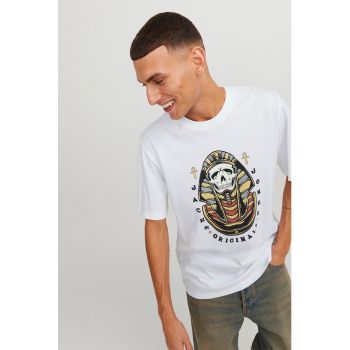 Tricou de bumbac cu imprimeu grafic