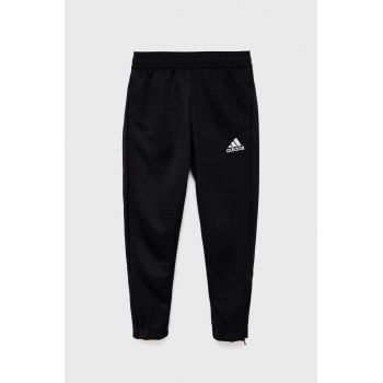 adidas Performance pantaloni copii HC0337 culoarea negru, cu imprimeu